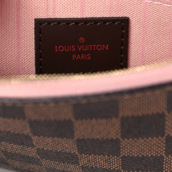 Louis Vuitton Damier Ebene Neverfull PM Pochette - Picture 7 of 13